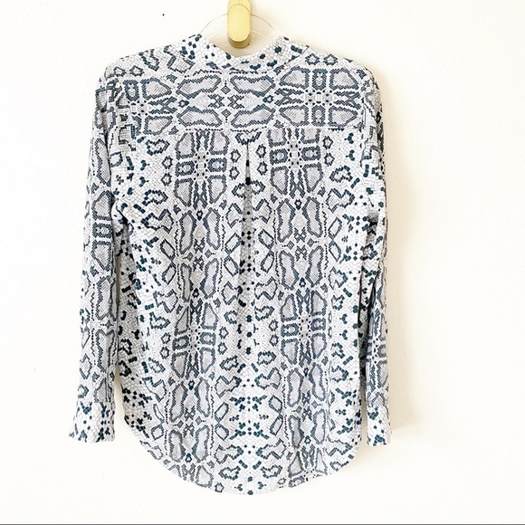 Equipment Essential Python Print Silk Shirt size small - Picture 13 of 16